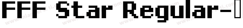 FFF Star Regular字体转换